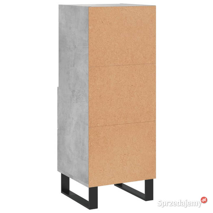 Szafka szarość betonu 345x34x90 materiał Warszawa