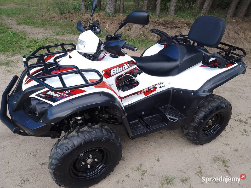 Quad Tgb Blade 550 Long 4x4 L7e wciągarka grzane pas napędowy