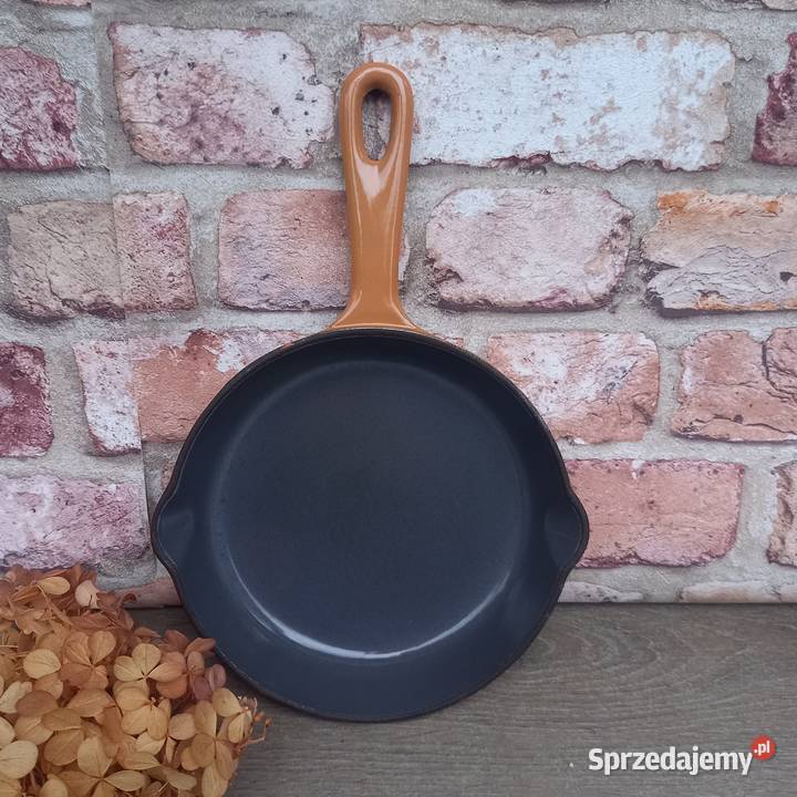 Żeliwna patelnia emaliowana marka Le CREUSET Patelnie i woki Warszawa