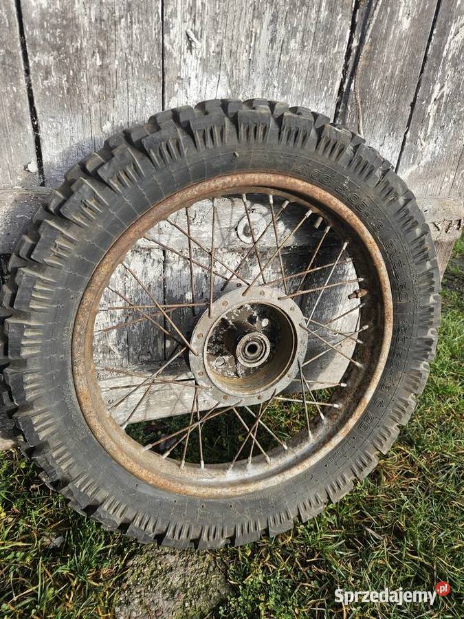 Tylne Koło Jawa CZ Trial Cross Motocykle na części wielkopolskie Kłodawa