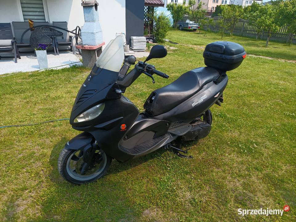 Skuter 125 na dotarciu Starogard Gdański