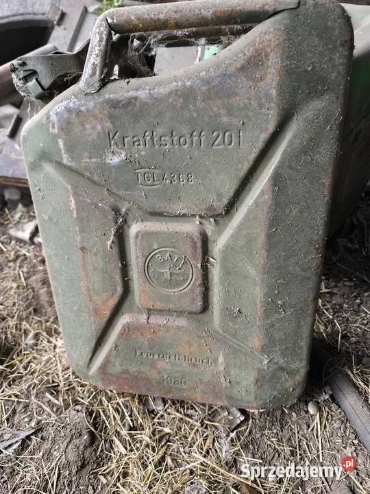 Kanister 20 l 10 l metalowe aluminiowe na ropę Bielsk Podlaski