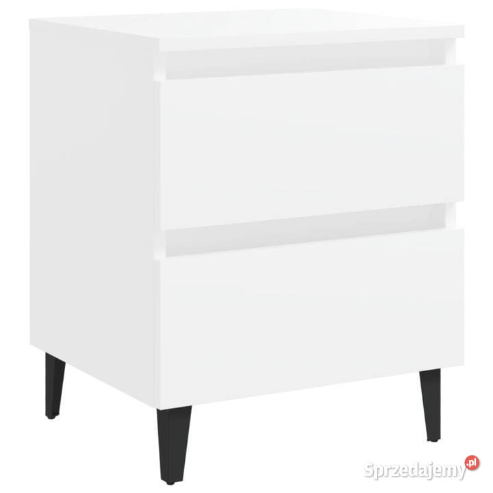 Szafki nocne 2 białe 40x35x50 materiał mazowieckie Warszawa