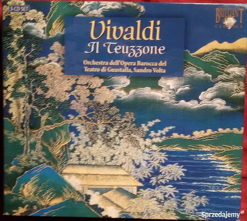 Vivaldi Il Teuzzone opera 3 CD całość klasyczna Płyty i kasety Warszawa