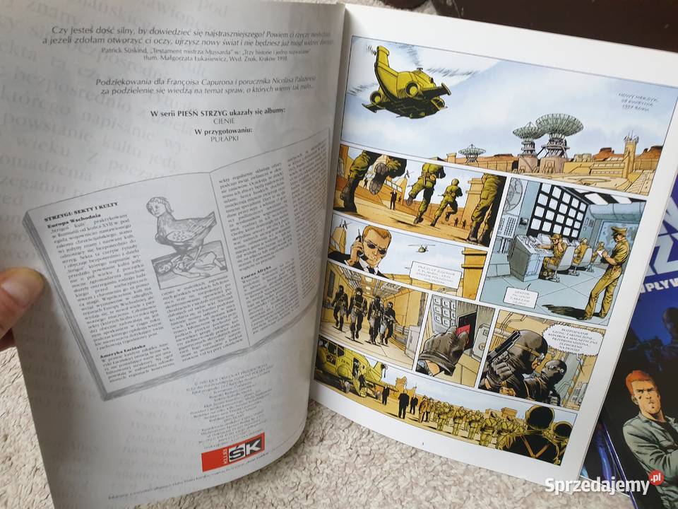 Pieśń Strzyg 3 albumy zestaw kredowy papier