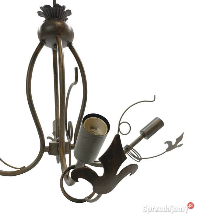 Lampa wisząca żyrandol 4 liście małopolskie Kraków