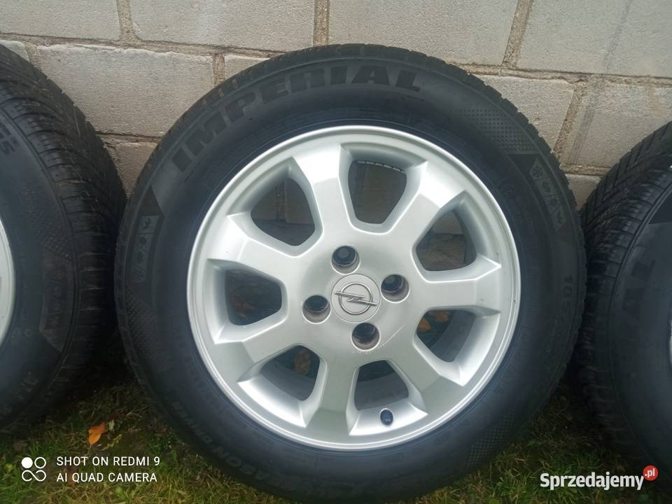 Koła Alu Z Oponami Całorocznymi 4x100 Opel itp łódzkie Rzeczków sprzedam