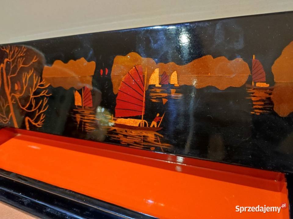 pojemnik pudełko szkatułka inkrustowana puzderko świętokrzyskie