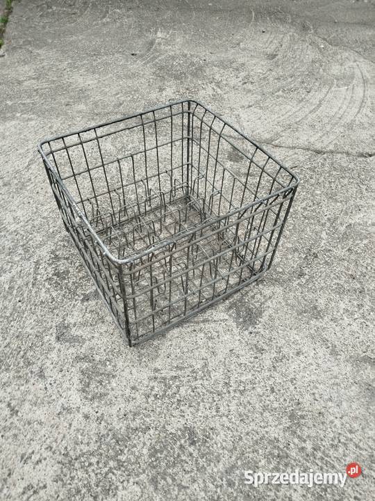 Skrzynia z drutu na butelki z PRL opolskie Opole sprzedam