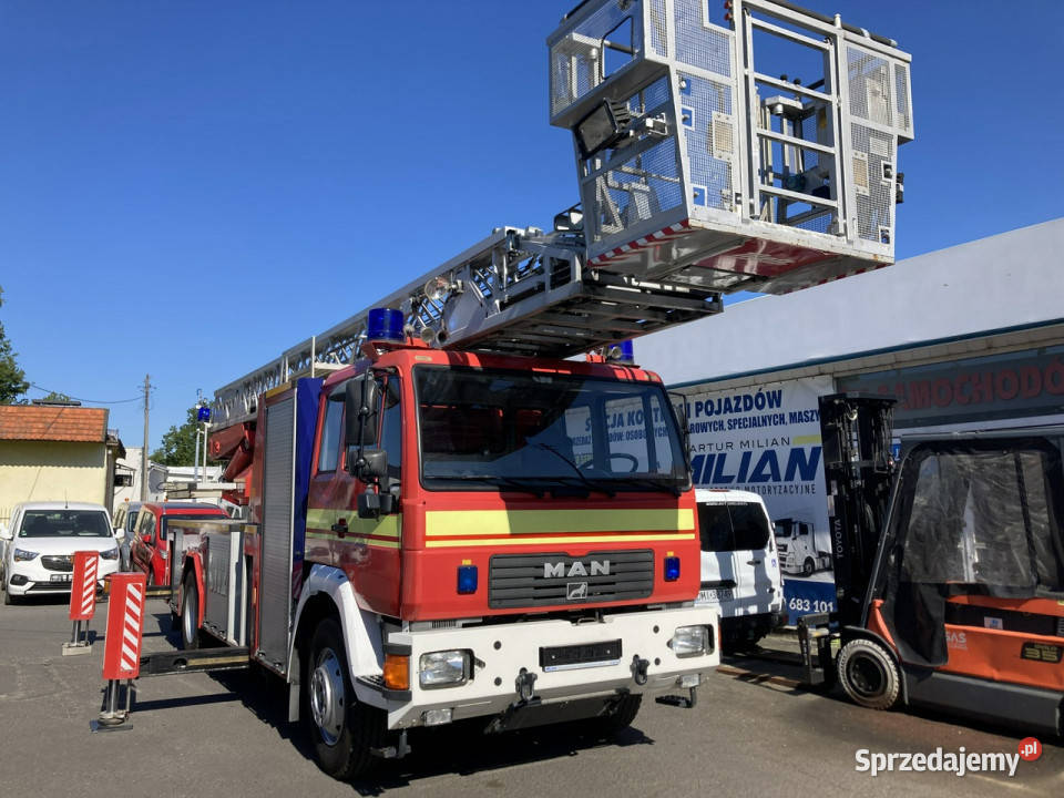 Man L 2000 MAN 15280 Straż pożarna drabina