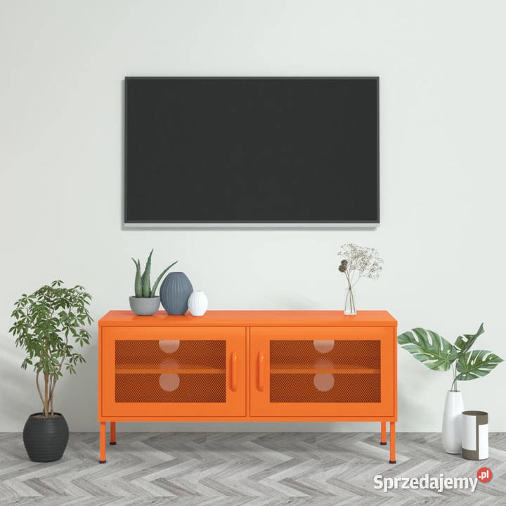 Szafka pod telewizor pomarańczowa 105x35x50 mazowieckie Warszawa