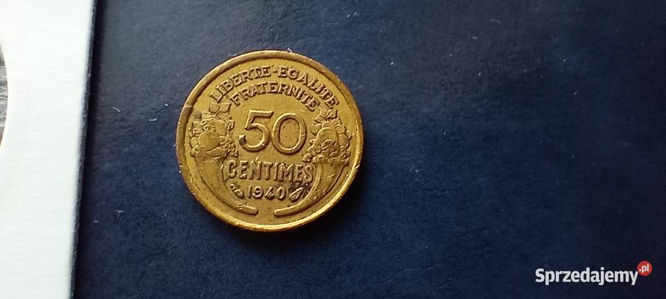 Stare monety 50 cent 1940 Francja sprzedam