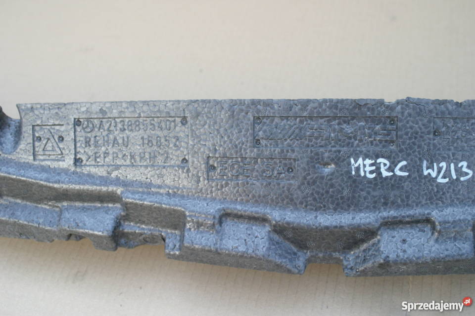 MERCEDES E KLASA W213 PIANKA ABSORBER PRZÓD Bieleń