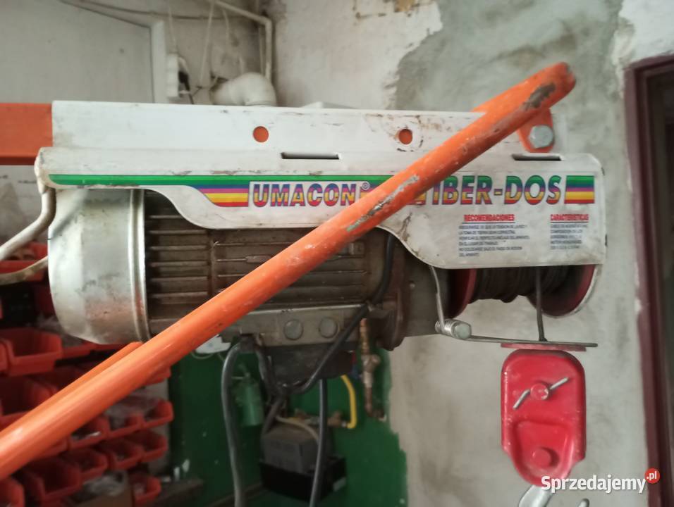 Wyciągarka elektryczna budowlana Umacon k 100 Przecław