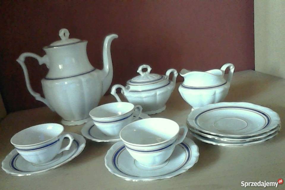 komplet porcelanowy do mokki Antyki, Sztuka, Kolekcje Poznań