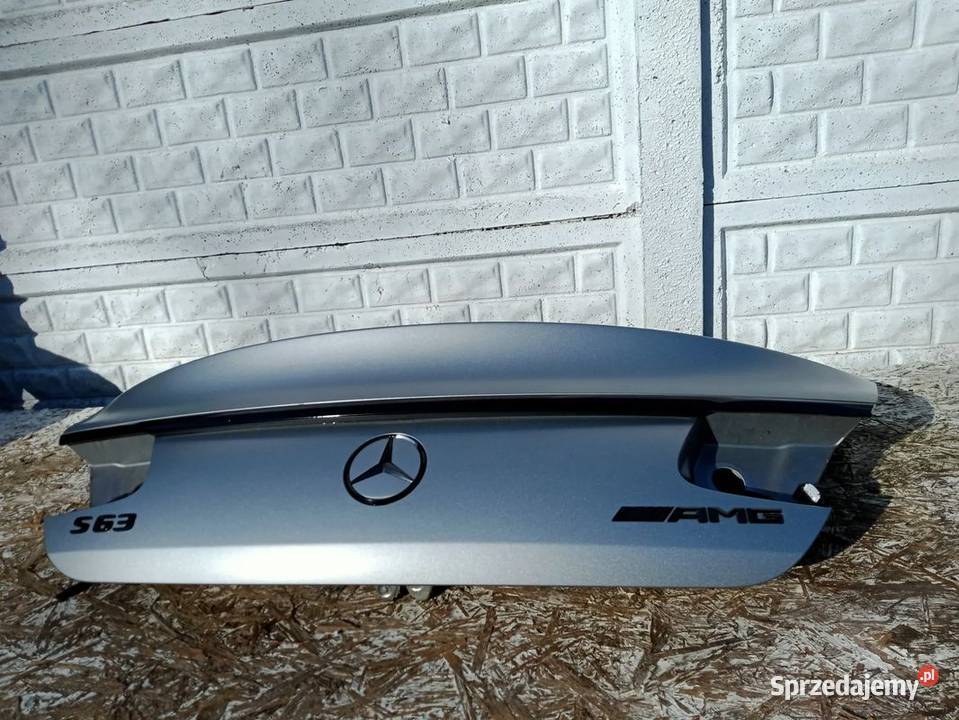 KLAPA BAGAŻNIKA MERCEDES SKLASA W217 COUPE S63 Klapy bagażnika Rakoniewice