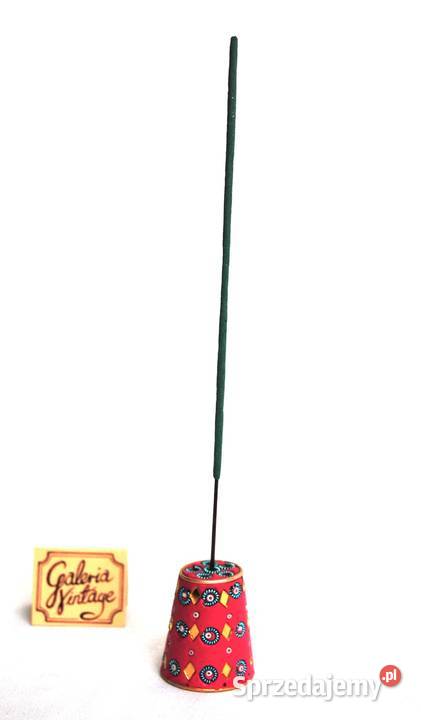 Indyjski stojak uchwyt na kadzidełka stożek róż Lublin sprzedam