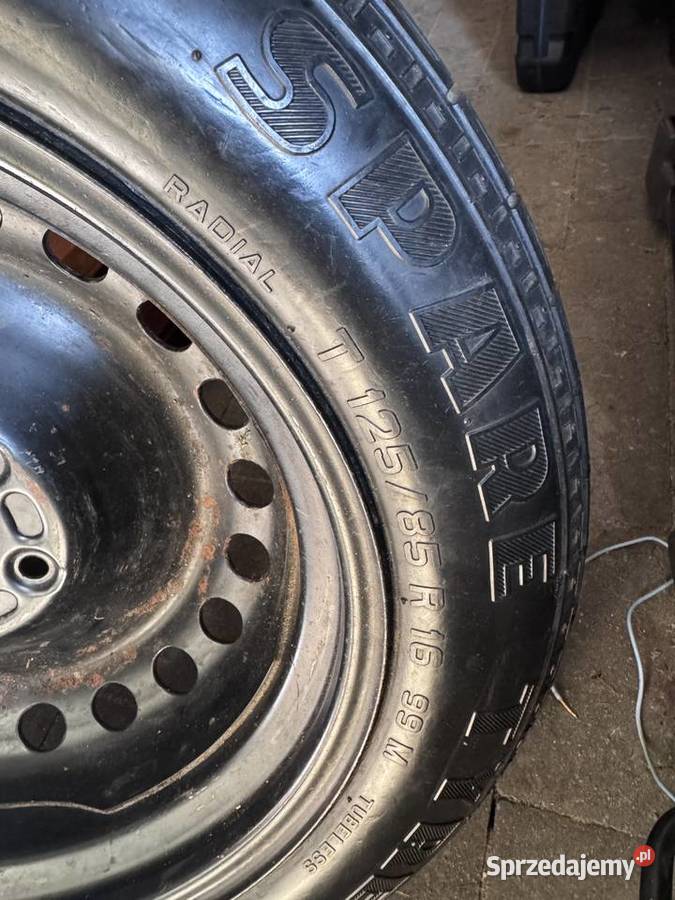 Opel Astra Zafira Vectra koło dojazdowe 5x110 mazowieckie Pruszków