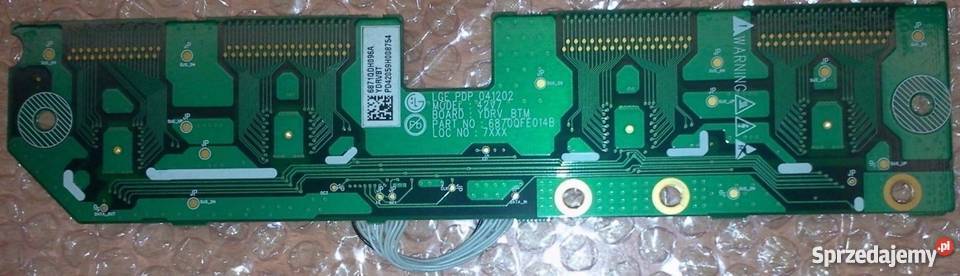 Sprawne YDRV do panela PDP 42V7 6870QDE014B Pozostałe Opole