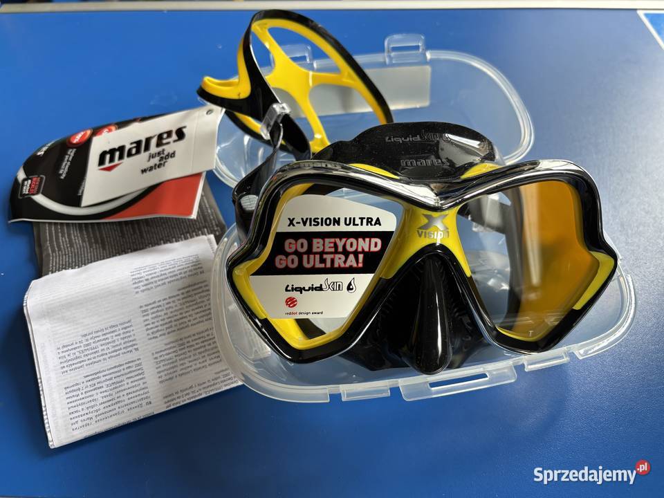 Maska do nurkowania okulary Mares XVision Chrome śląskie Bytom sprzedam