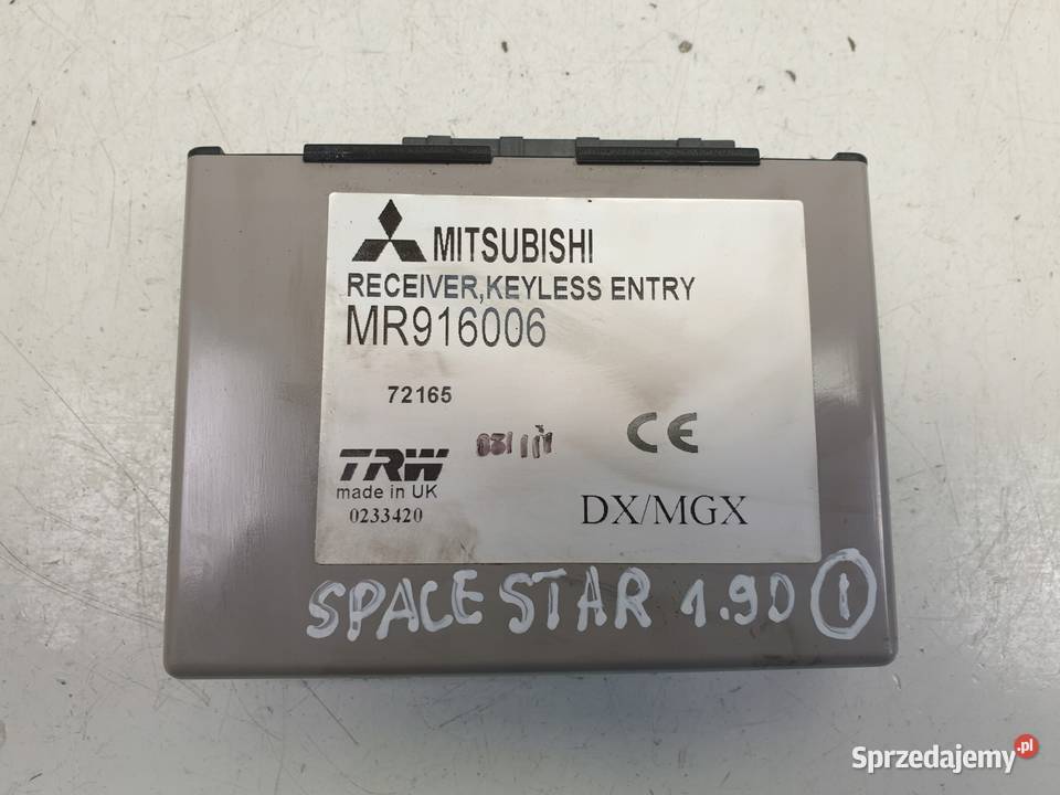 Mitsubishi Space Star MODUŁ CENTRALNEGO ZAMKA Janów sprzedam