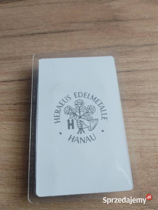 Sztabka srebra Heraeus 100 g Ag 9999 Feinsilber