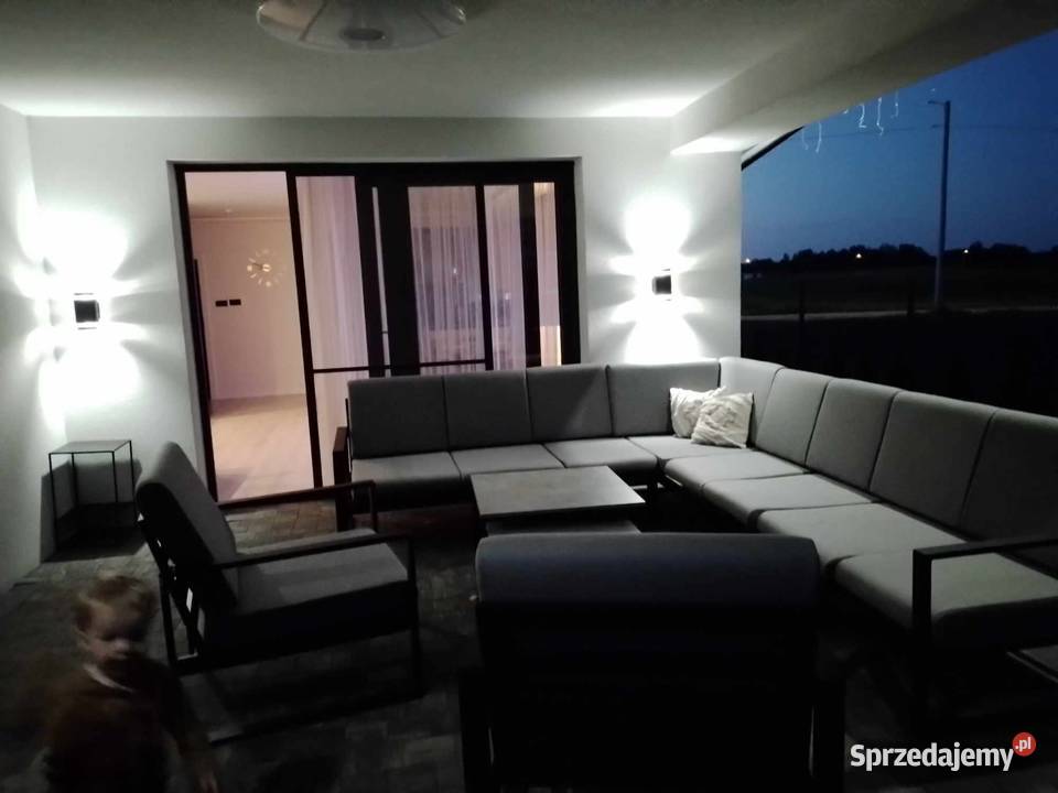 Meble ogrodowe Zestaw XXL 10 osób Metalowe