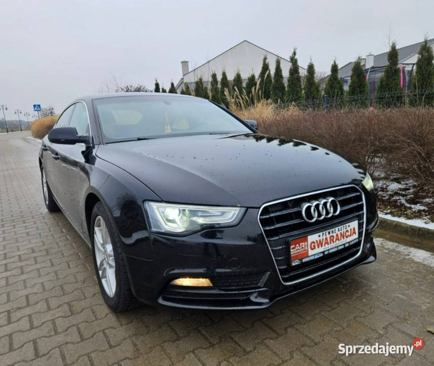 Audi A5 Sportback 1213r 177 Navi Zadbany Rata800 czarny Śrem
