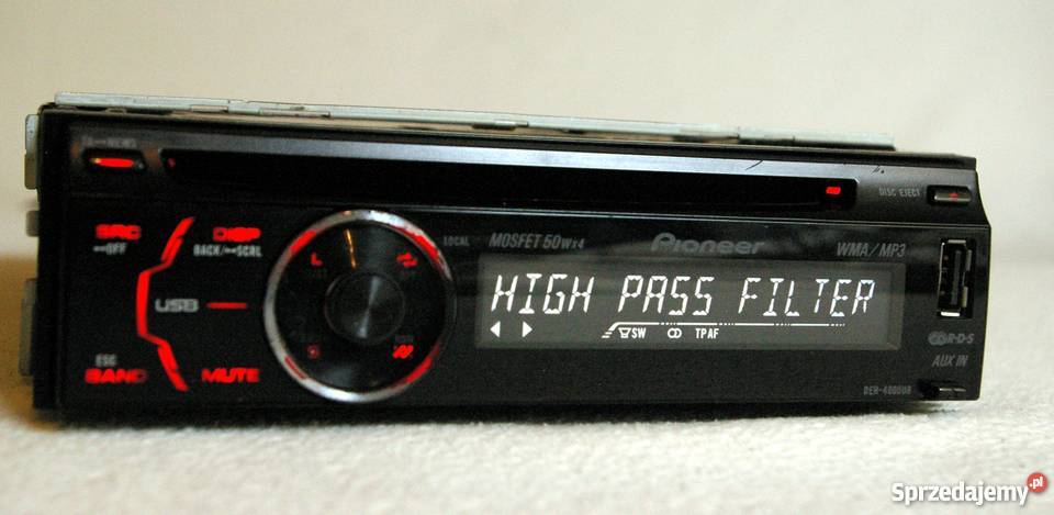 Pioneer DEH4000UB MP3 USB AUX RCA Aktywna Łódź sprzedam