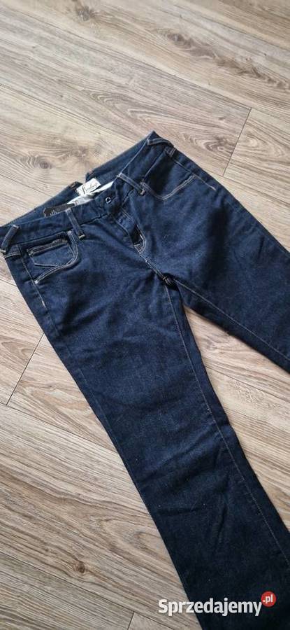 jeansy Firetrap M 38 granatowe granat dzwony Długie Spodnie Kraków