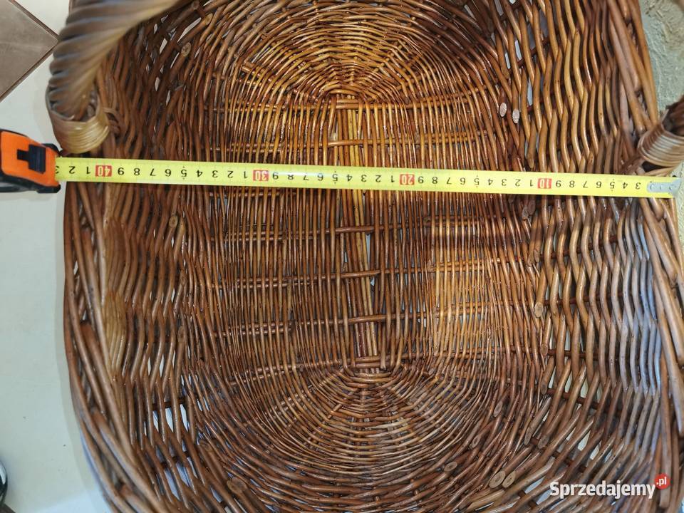 Duży koszt wiklinowy na grzyby Świdnica