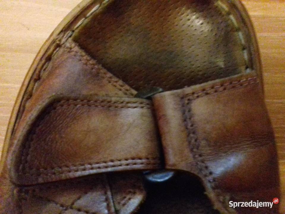 sandały skóra naturalna rozmiar 40 inna Sandały i klapki mazowieckie Warszawa