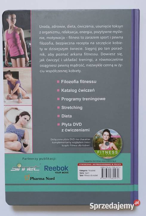NOWA książka Fitness kobiet płyta CD Wrocław