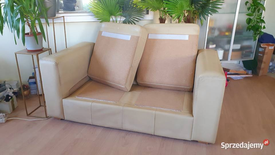 Kanapa sofa skórzana 167 b wygodna 350 85cm mazowieckie