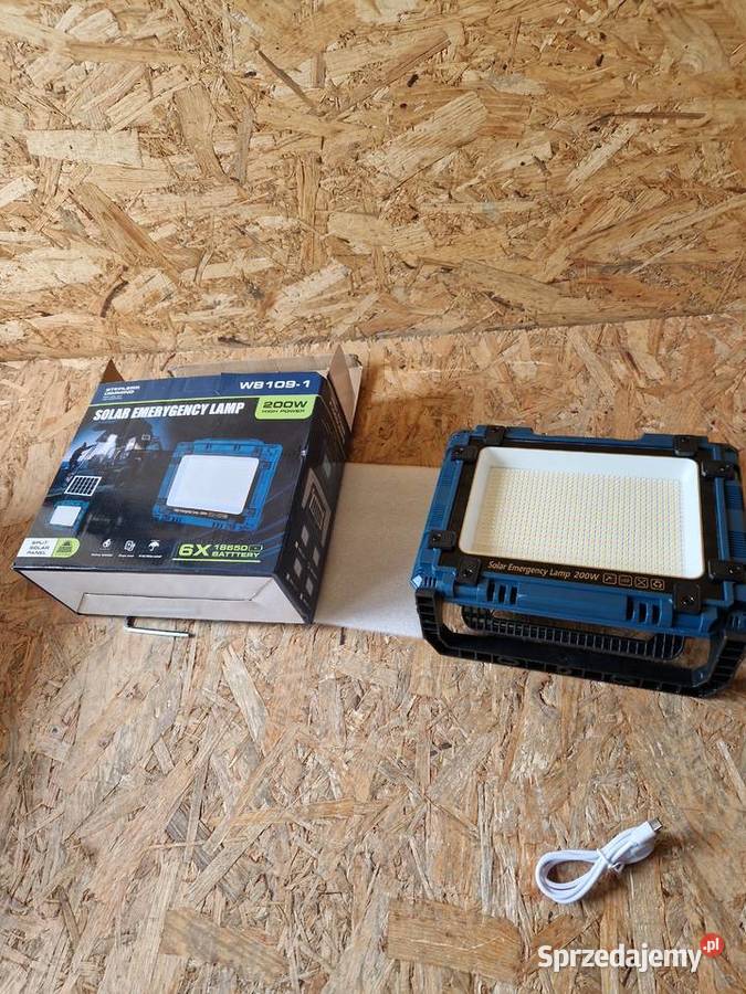 Przenośna Lampa Solarna LED Model W81211 Głogowa