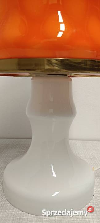 lampa stołowa szklana vintage design projekt Radomsko sprzedam