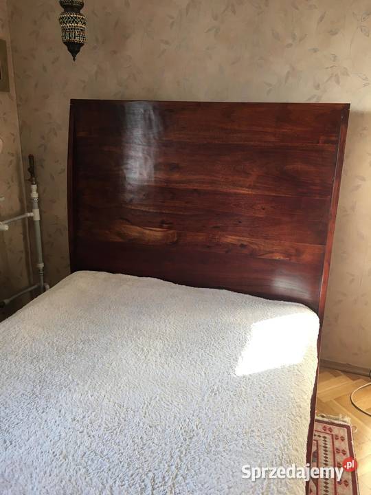 Klimatyczne łóżko z litego drewna prosto z Indii Łóżka Warszawa