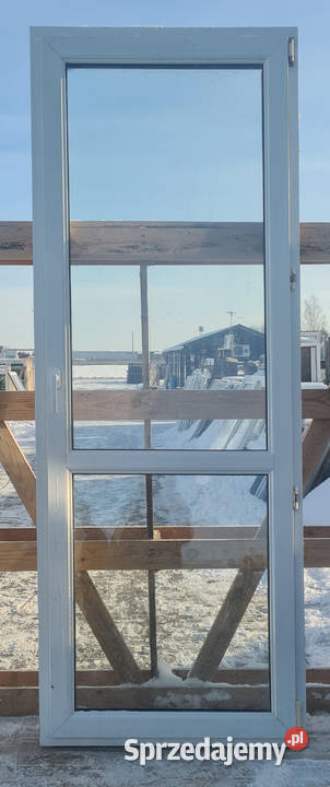 OKNA KacprzaK 87X228 Okno Balkonowe Używane PCV mazowieckie Siedlce