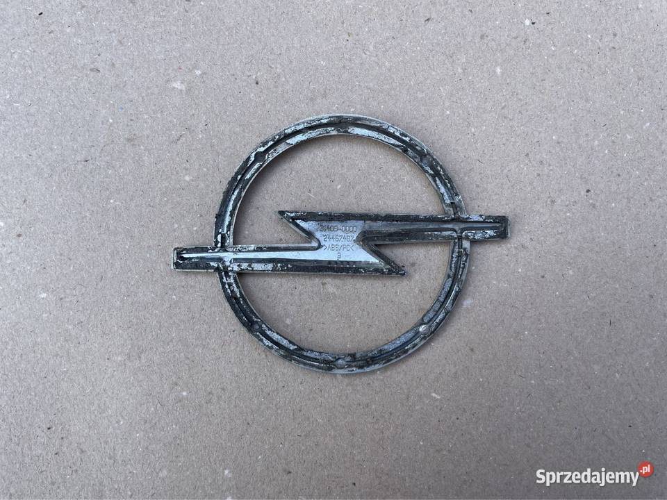 24467407 znaczek emblemat klapy tył Opel Vectra Szczecin