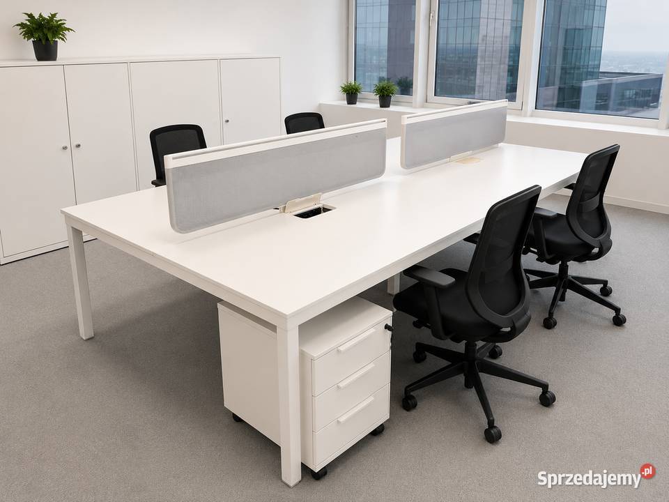 Biurko Vitra Bench Kremowa biel Kraków sprzedam