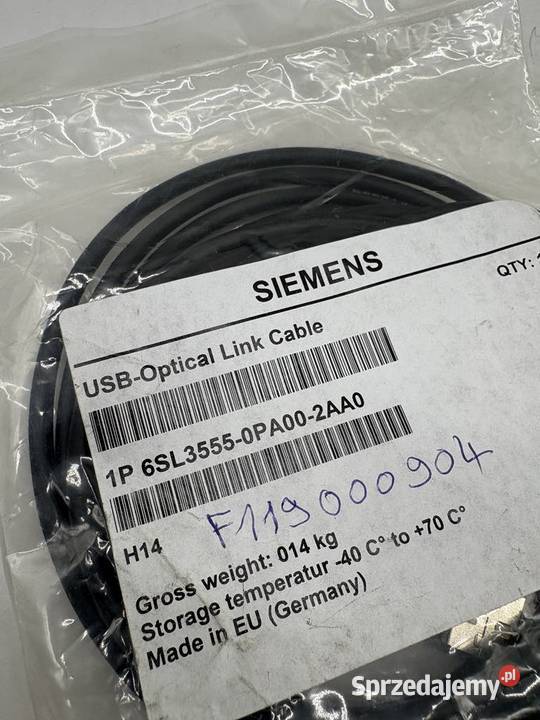 Siemens 6SL35550PA002AA0 Kabel interfejsu US Warszawa