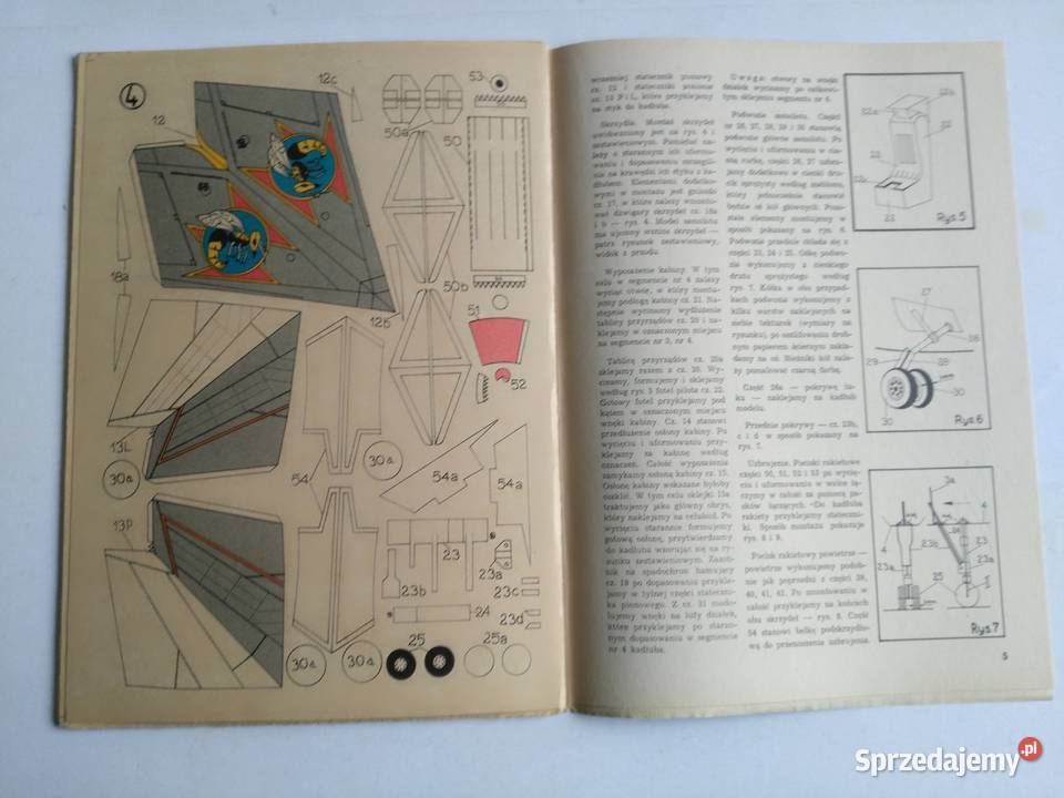 Mały Modelarz 91987 Samolot myśliwskobombowy śląskie Dąbrowa Górnicza