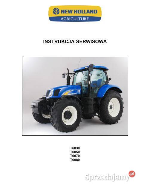 HOLLAND T6030 T6050 T6070 T6080 instrukcja motoryzacja, transport Kielce
