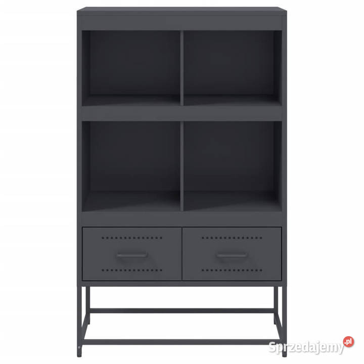 Szafka antracytowa 68x39x1115 stalowa WM846604