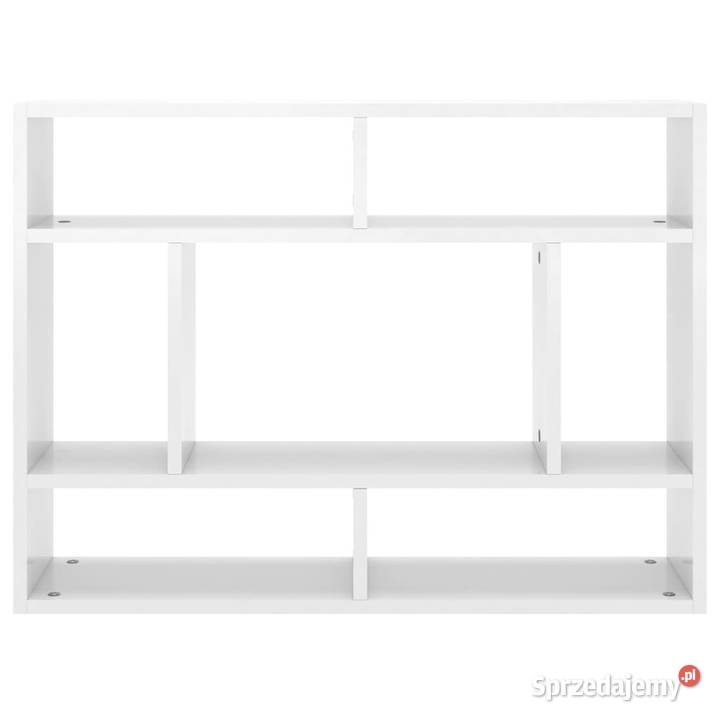 Półka ścienna biała wysoki połysk 75x16x55 Warszawa