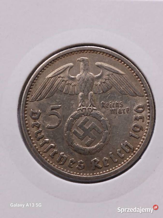 5 Marek Niemcy 1936 rPaul von Hindenburgmen A 1 Konin