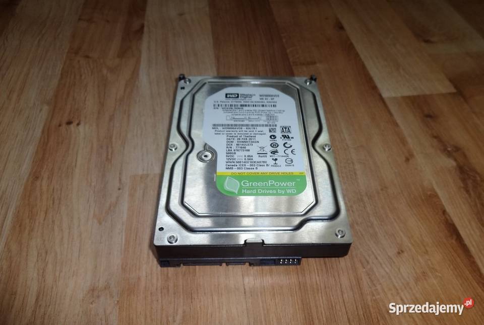 Dysk 500gb WD5000AVDS do nagrywarek AudioVideo Szczecin