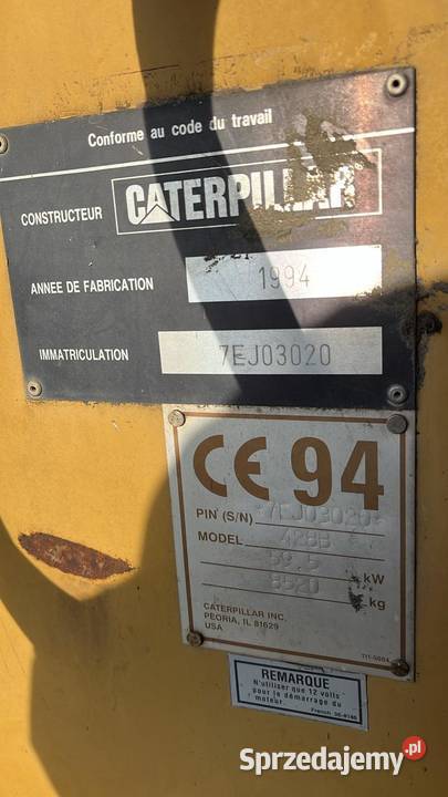 Koparko ładowarka cat 428b ładny Wieluń