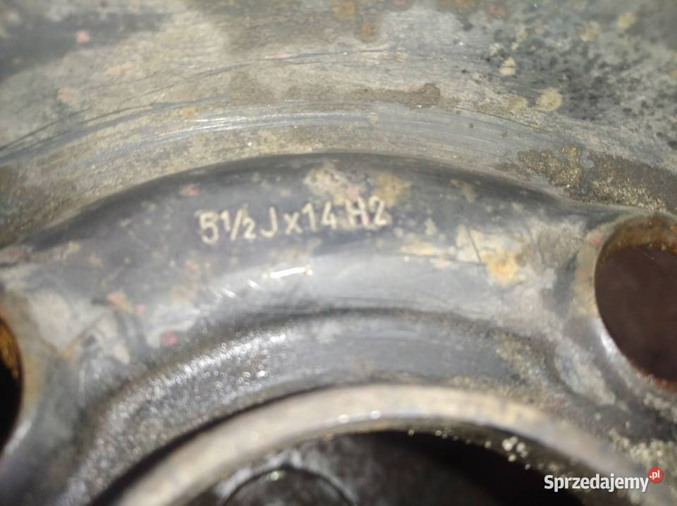 Felgi stalowe 14 4x100 opel corsa b osobowe Wrzosówka