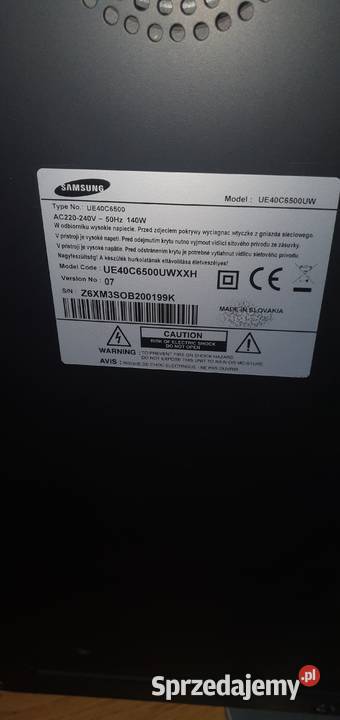 Telewizor Samsung 40 Gdynia sprzedam
